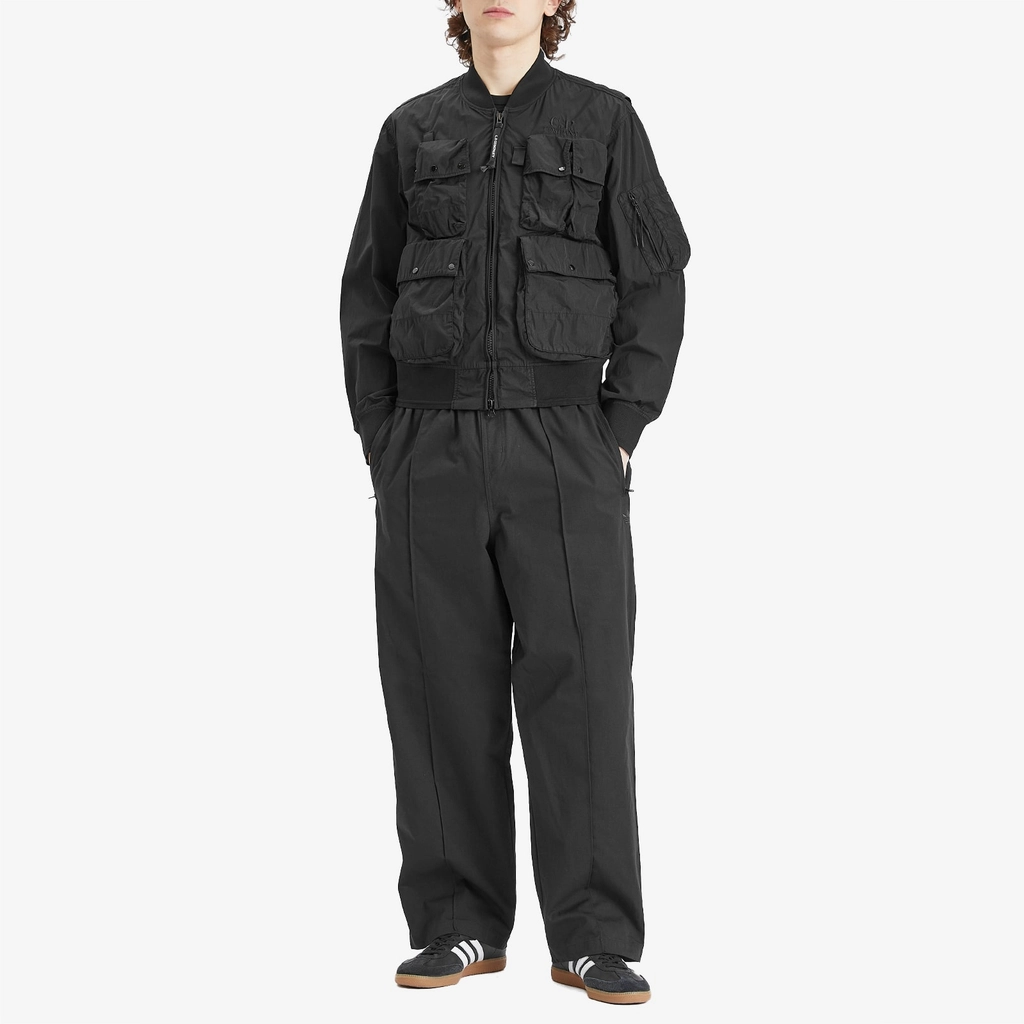 CP Company Men's Chrome-R Multipocket Bomber Jacket Black